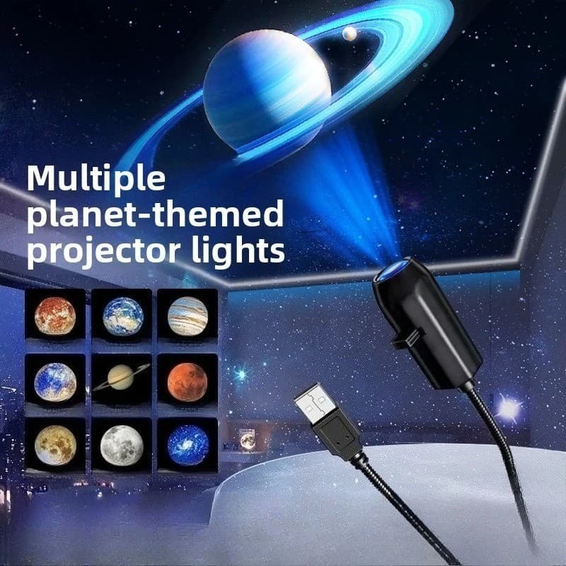 Moon LED Night Light — Dimmable USB Bedside Lamp for Nursery & Bedroom